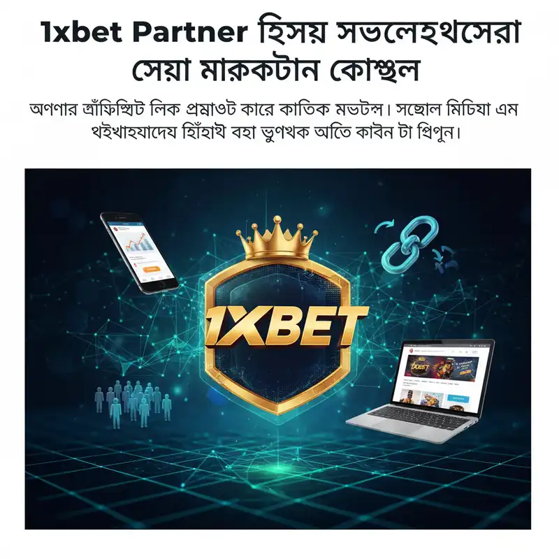 1xbet Partner মার্কেটিং কৌশল ব্যানার