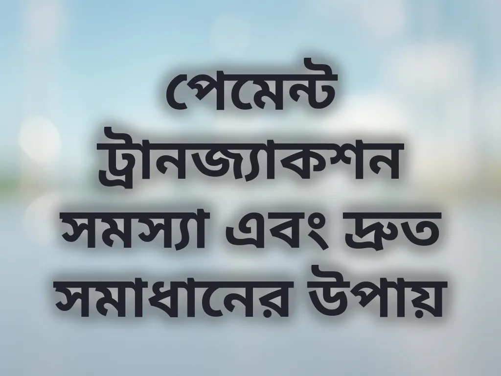 পেমেন্ট সমাধান